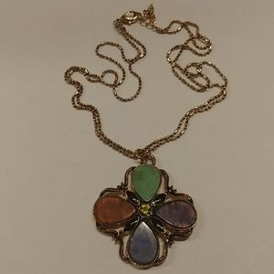 BEAUTIFUL Monet Goldtone Double Layered Necklace